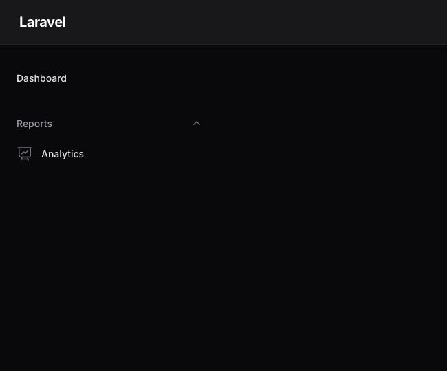 Custom navigation items
