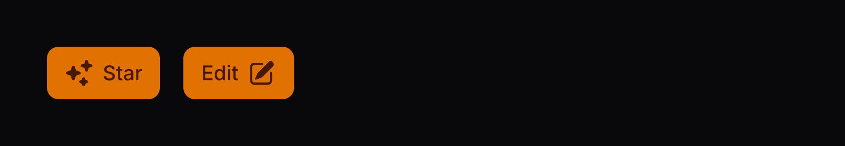 Buttons with icons