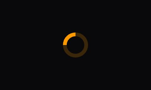 A loading indicator