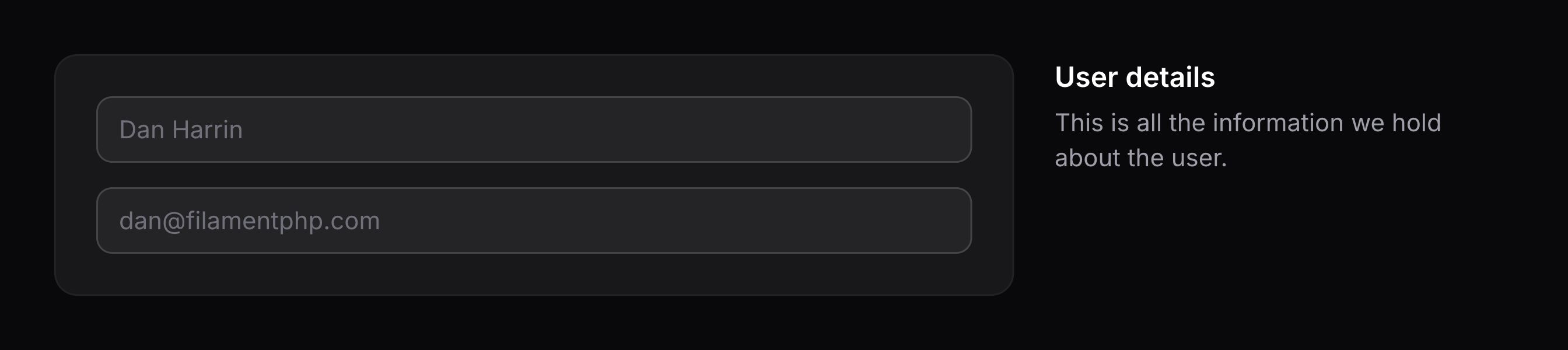 A section with content before the header