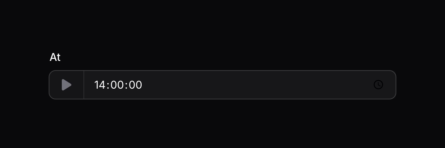 Date time picker with prefix icon