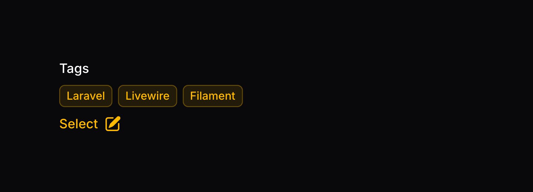 Modal table select with selected options