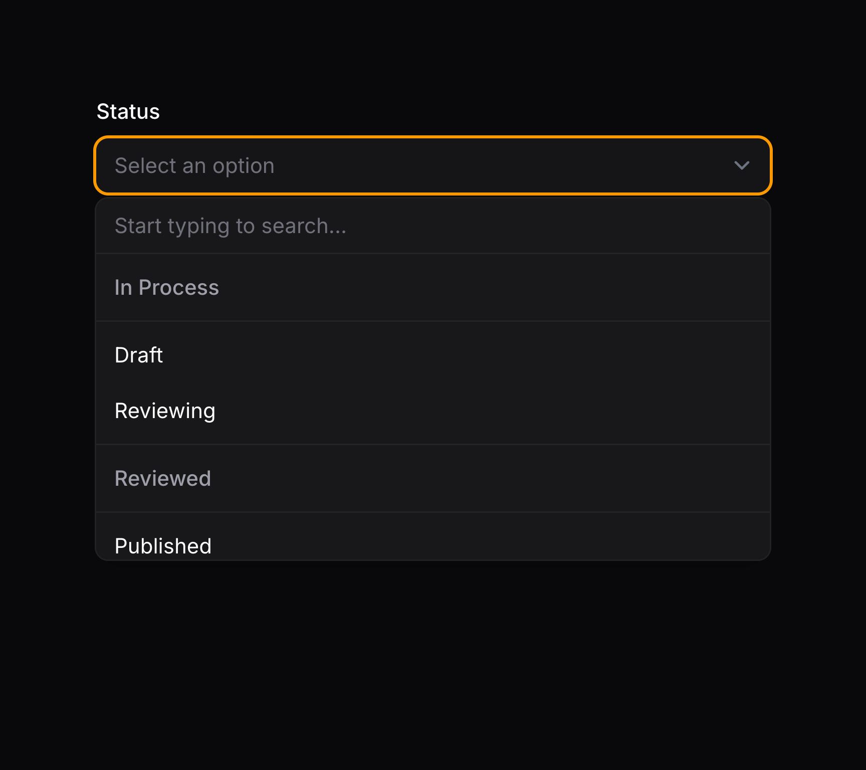 Grouped select