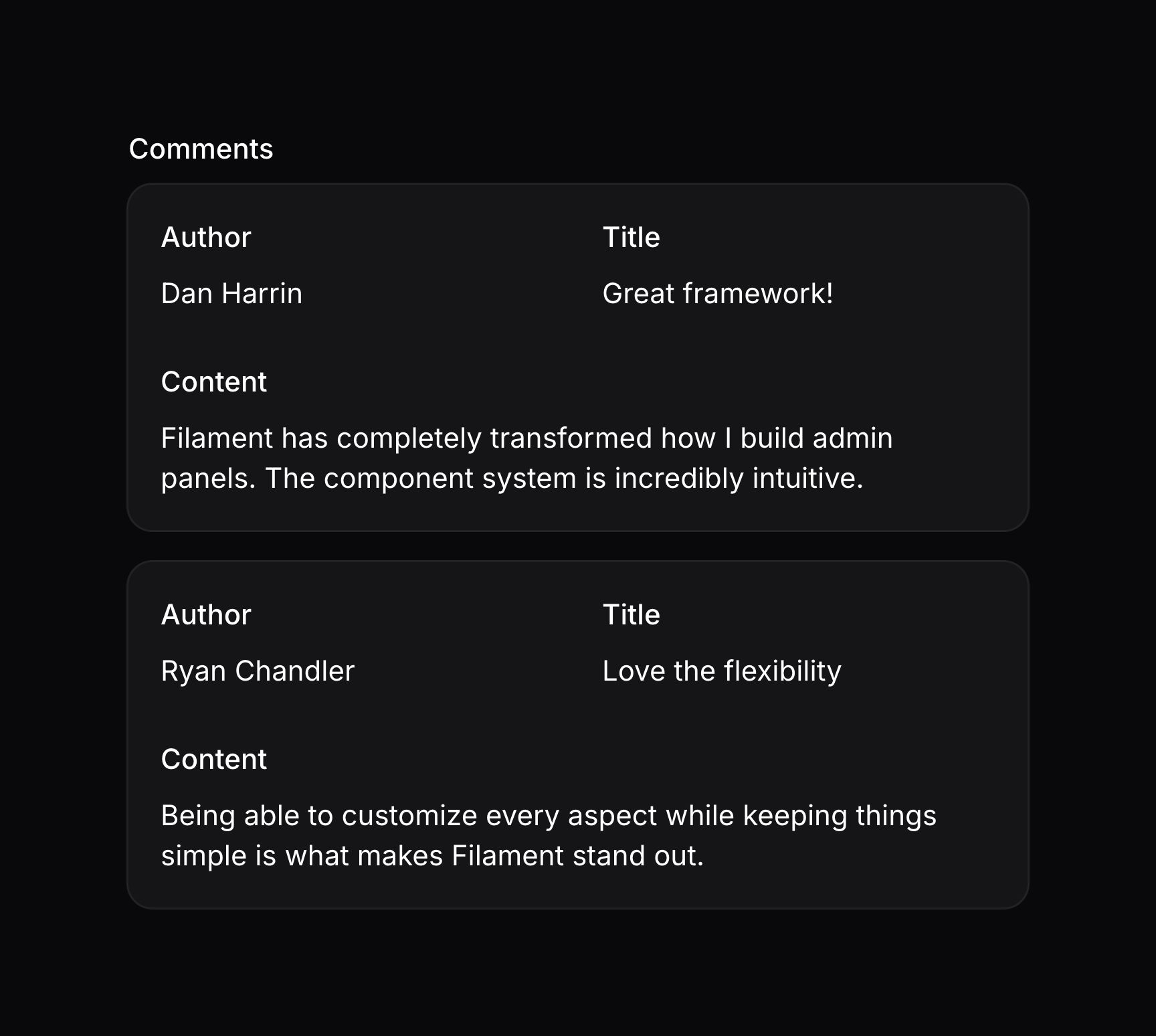 Repeatable entry