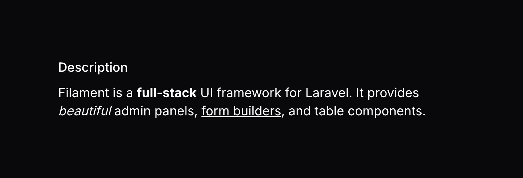 Text entry with HTML rendering