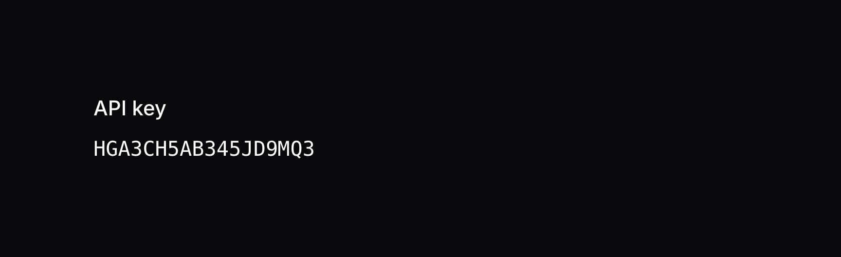 Text entry in a monospaced font