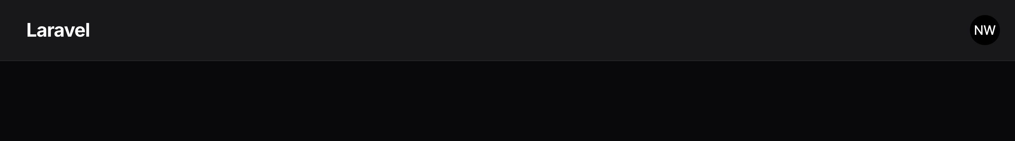 Disabled navigation sidebar