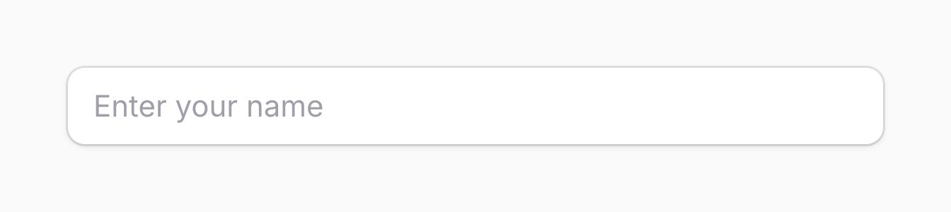A simple input
