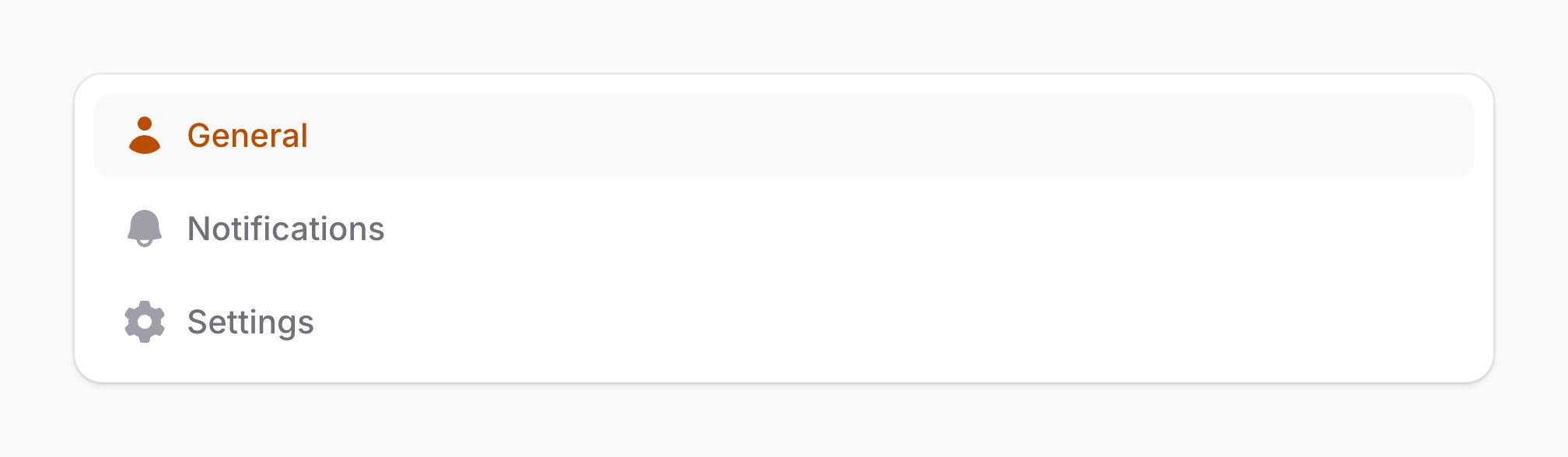 Vertical tabs