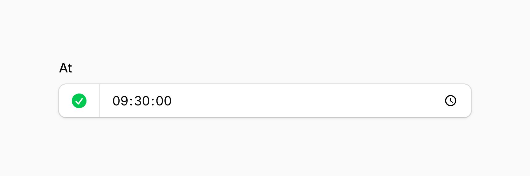 Date time picker with prefix icon in color