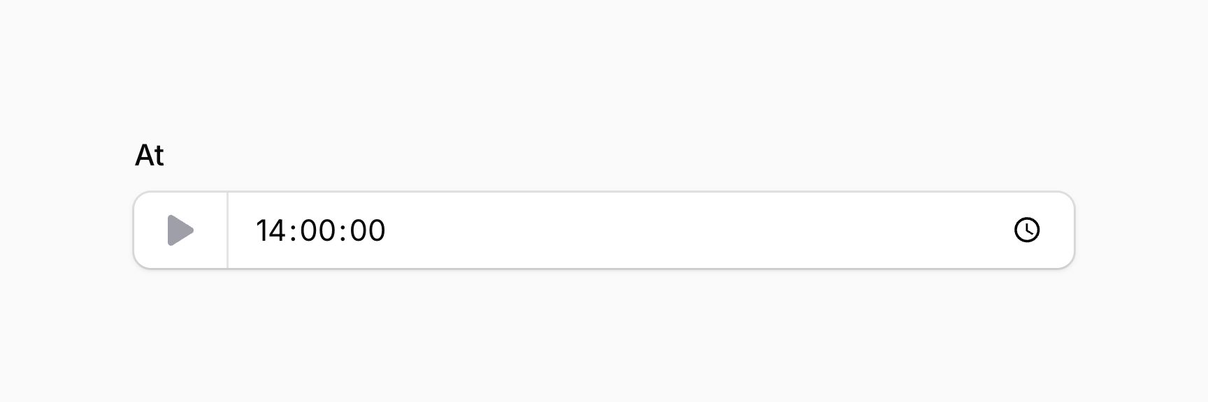 Date time picker with prefix icon