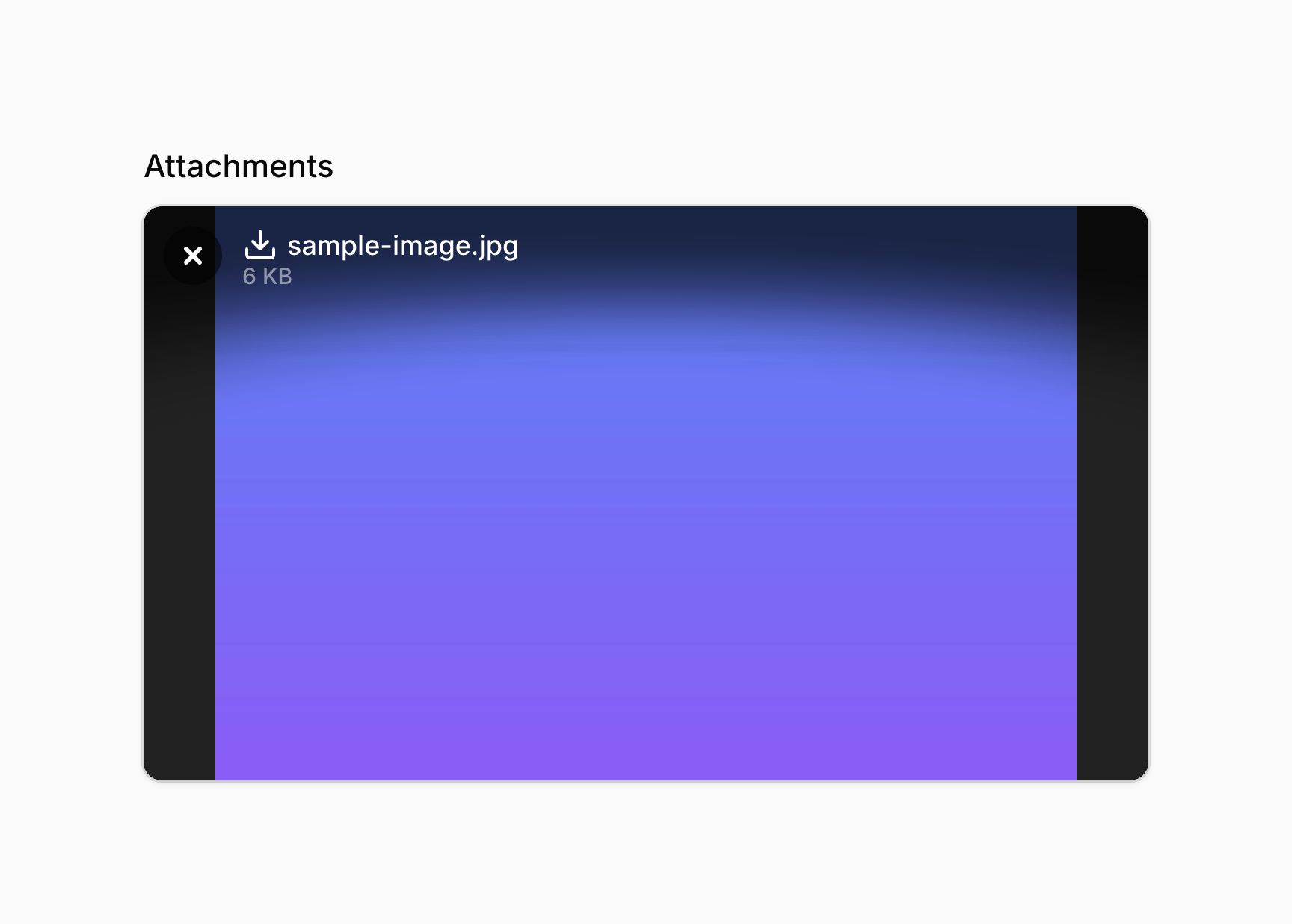 File upload with downloadable files