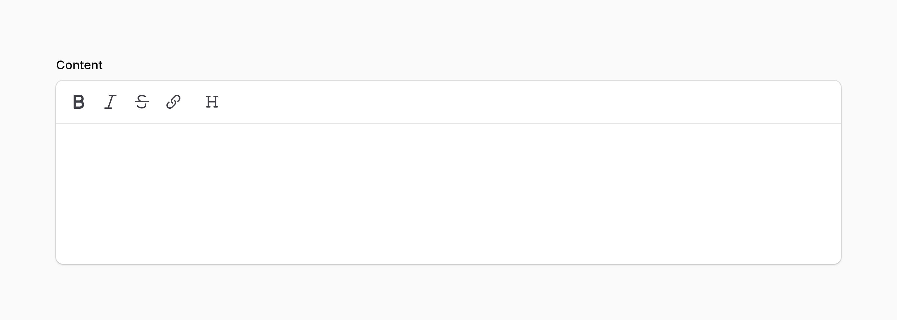 Markdown editor with customized toolbar buttons