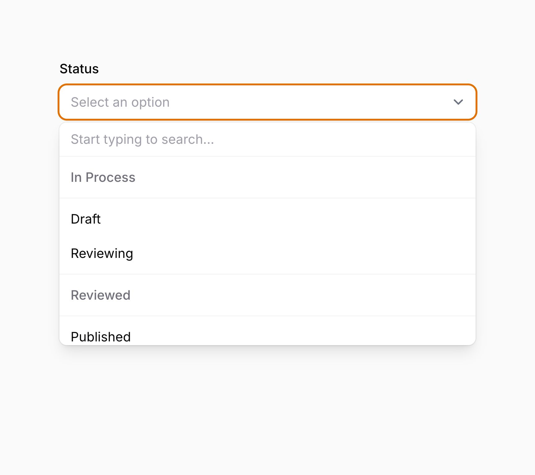 Grouped select