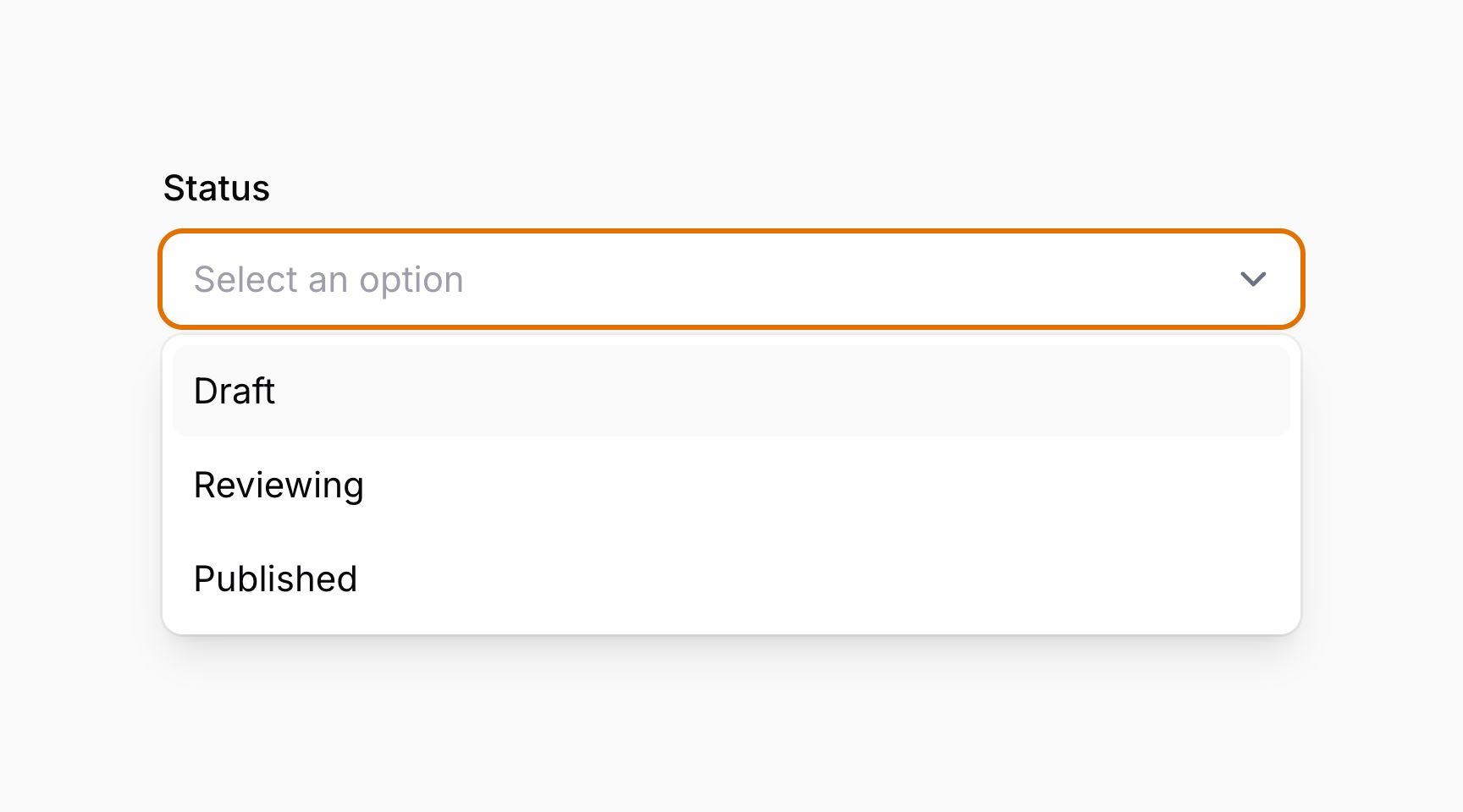 JavaScript select