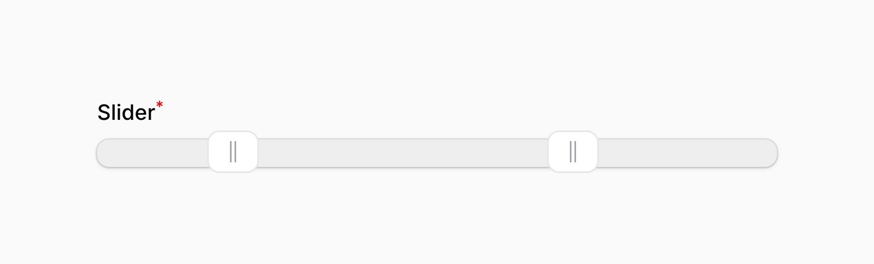Slider with multiple values