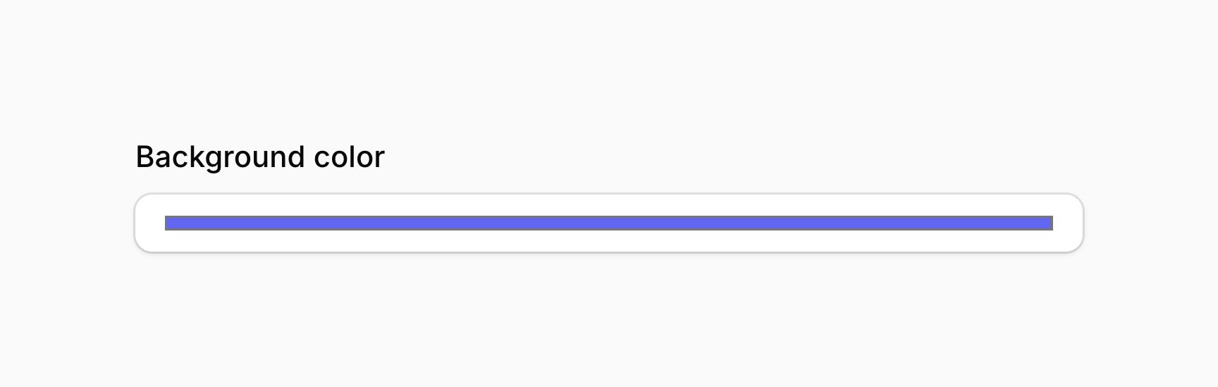 Text input with color type