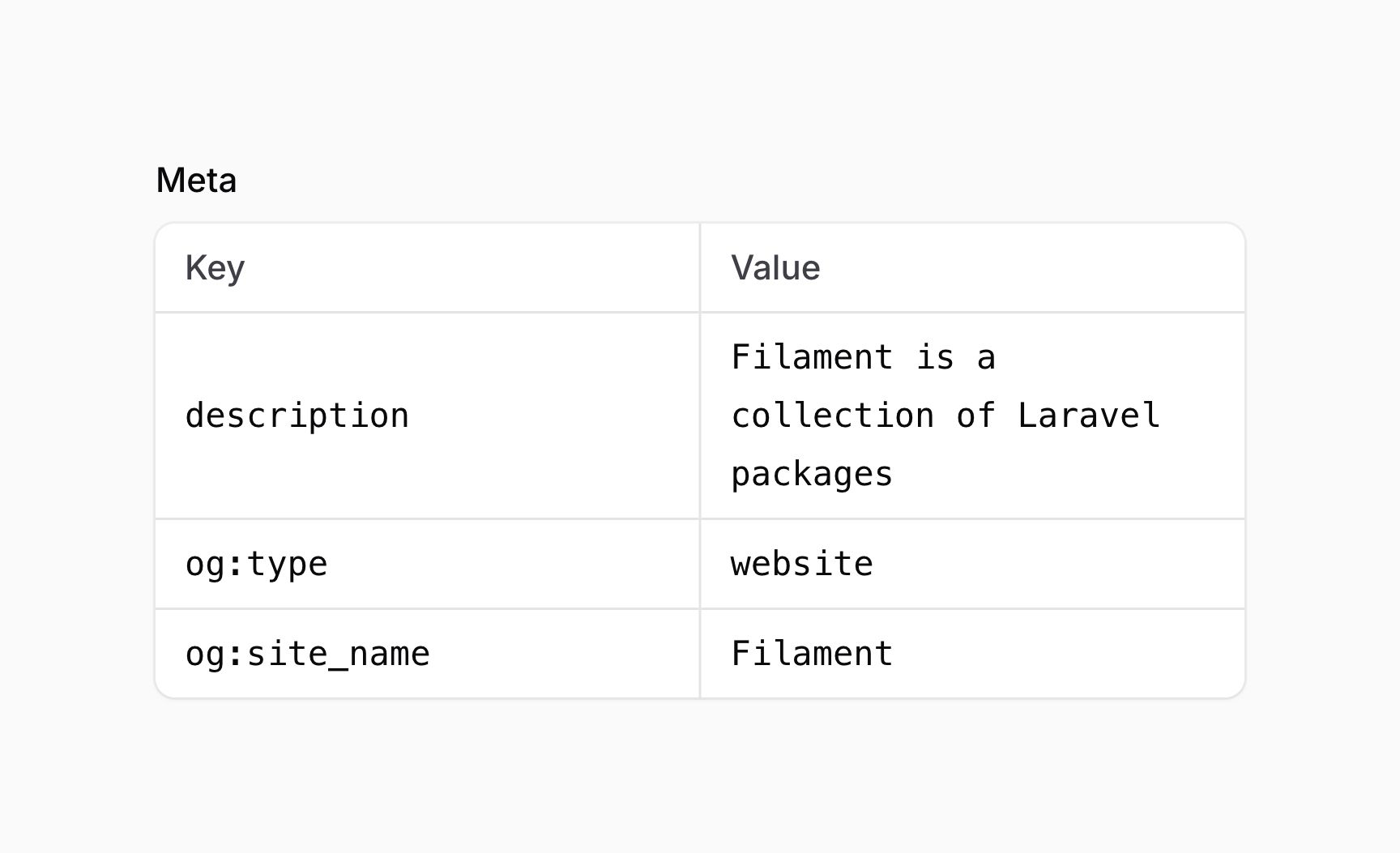 Key-value entry