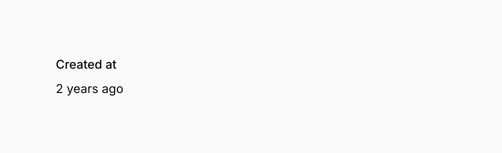Text entry with relative date formatting