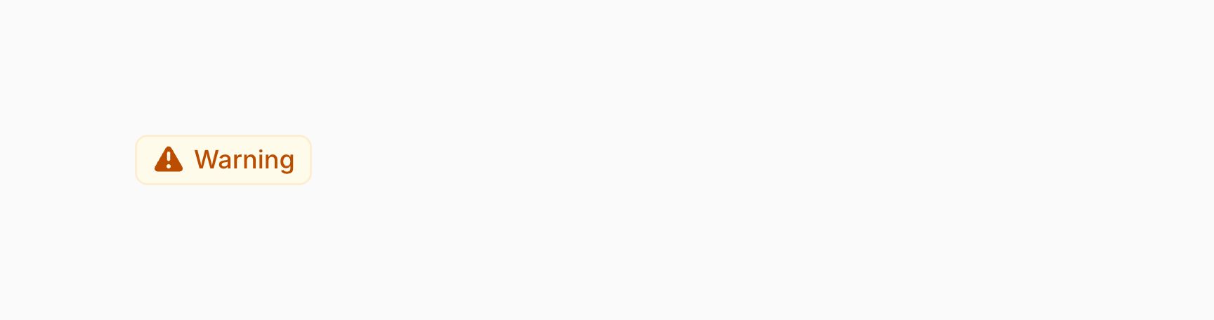 Text as badge with an icon
